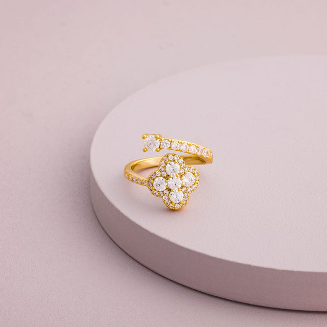 Trendy Zircon Finger Ring Trendy Finger Ring 203944