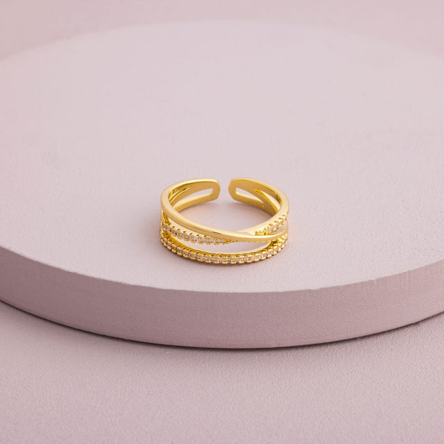 Trendy Zircon Finger Ring Trendy Finger Ring 203945