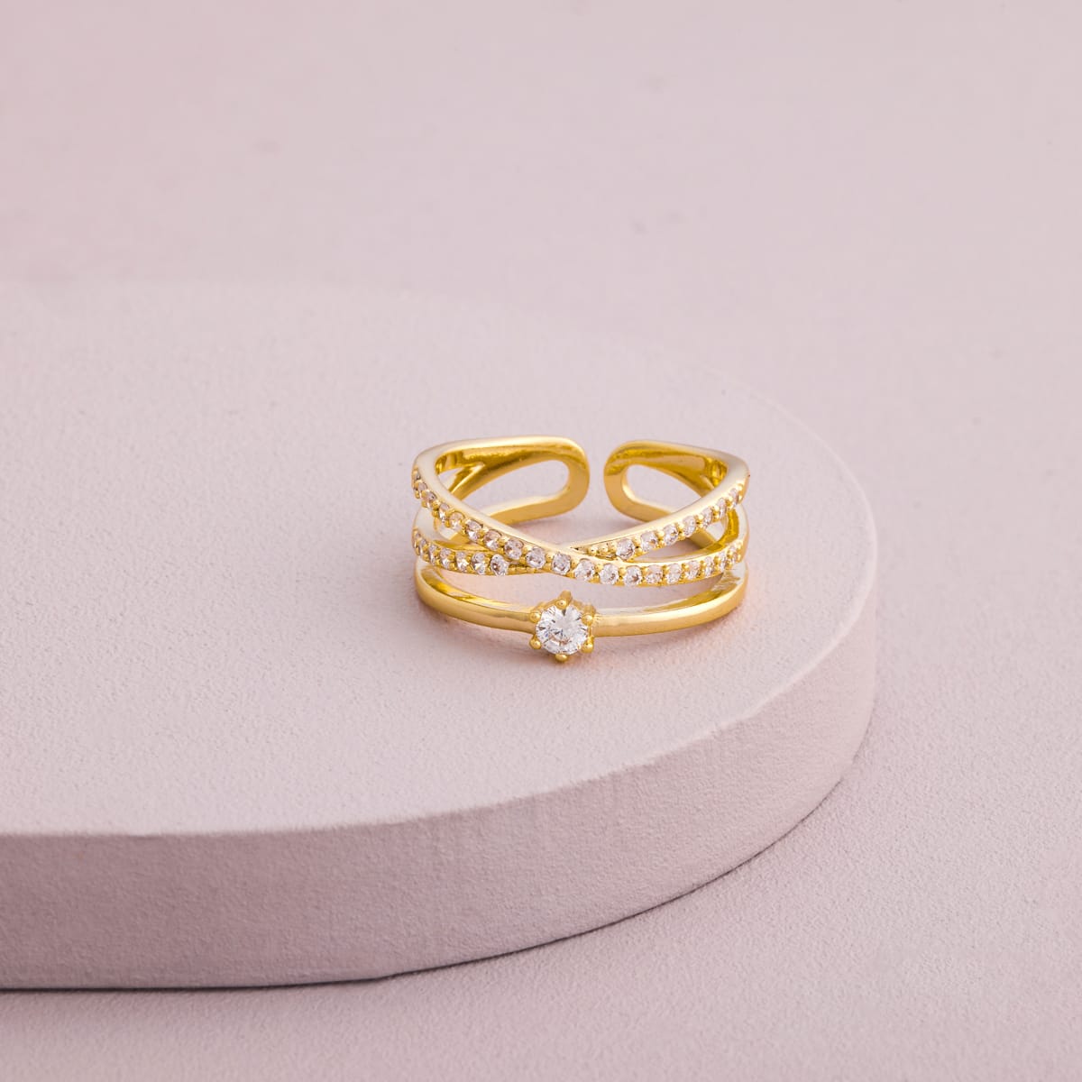 Trendy Zircon Finger Ring Trendy Finger Ring 203946