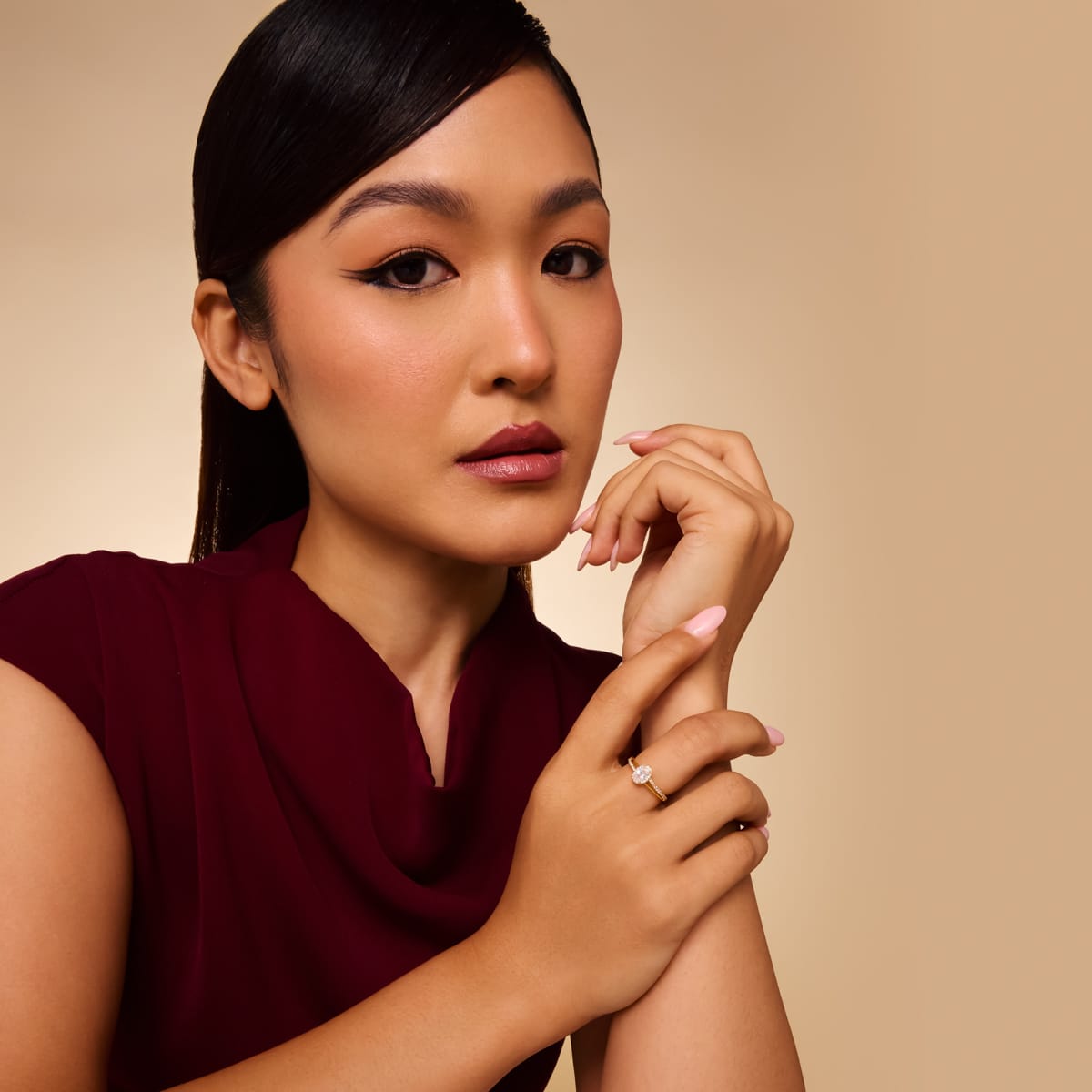 Trendy Zircon Finger Ring Trendy Finger Ring 203998