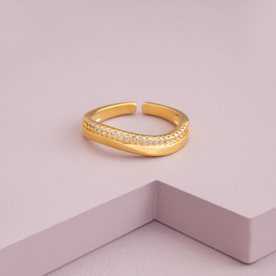 Trendy Zircon Finger Ring Trendy Finger Ring 204189