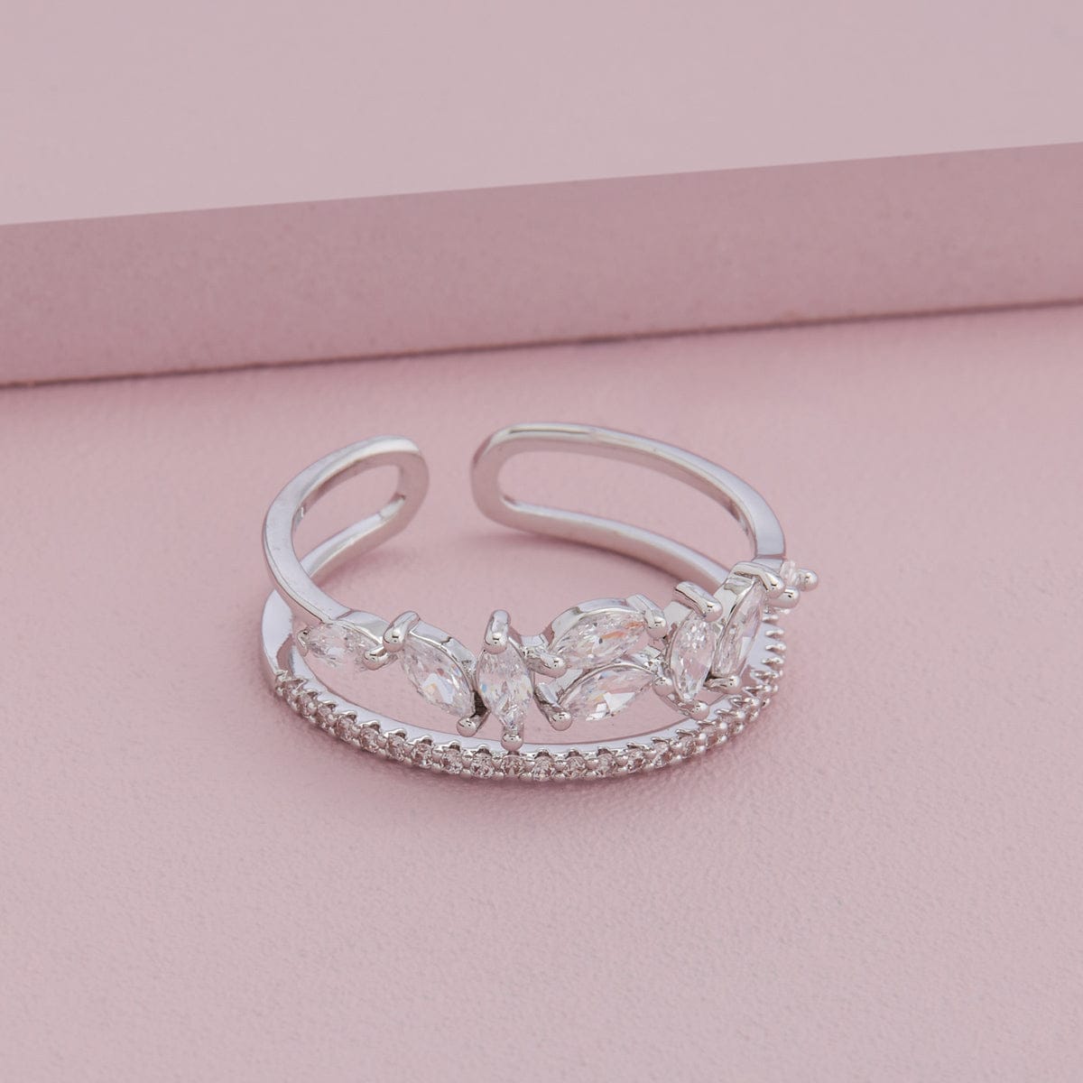 Trendy Zircon Finger Ring Trendy Finger Ring 132755