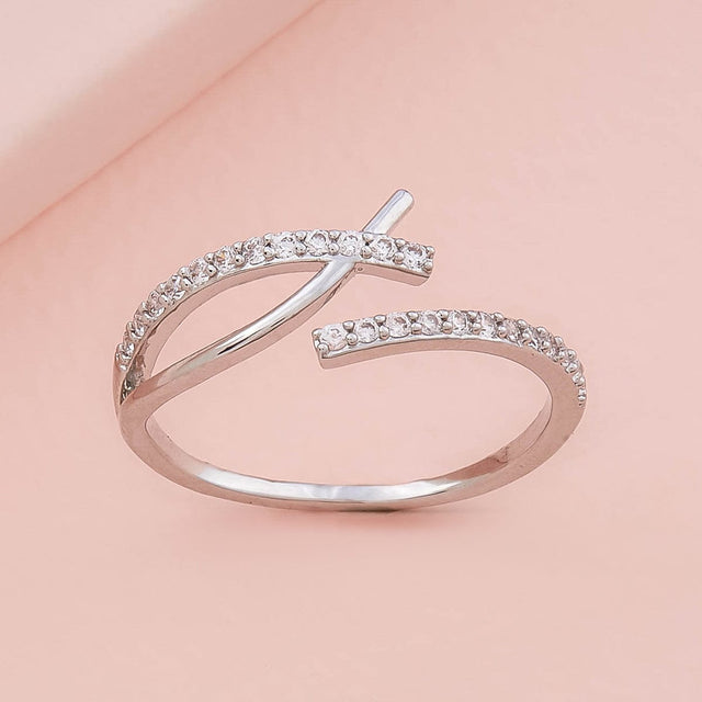 Trendy Zircon Finger Ring Trendy Finger Ring 156456