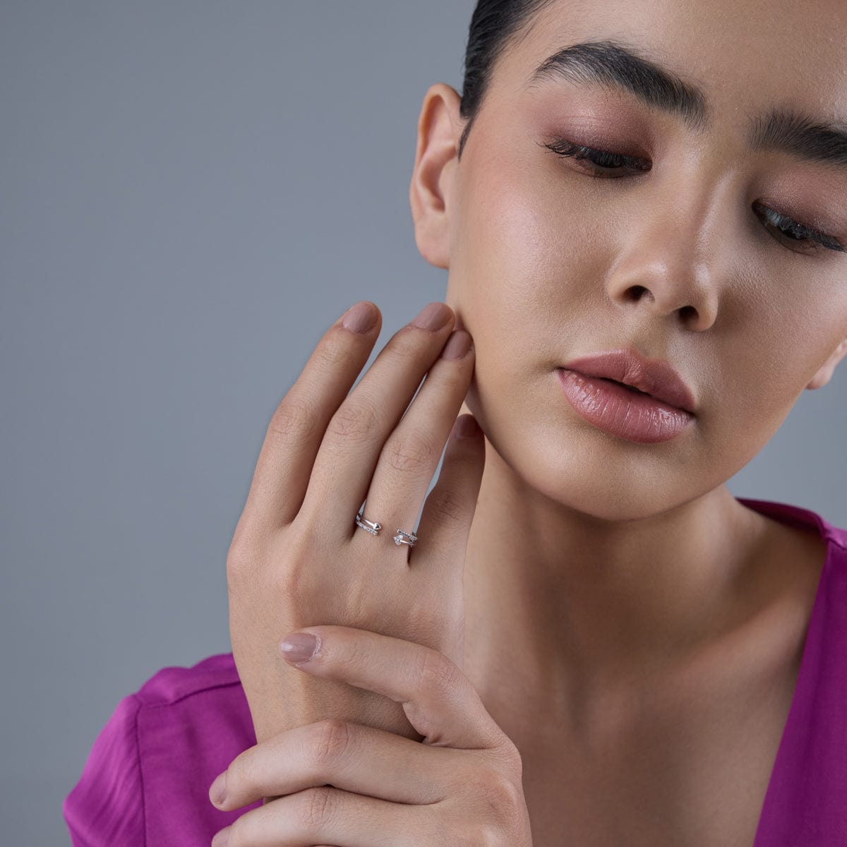 Trendy Zircon Finger Ring Trendy Finger Ring 184309