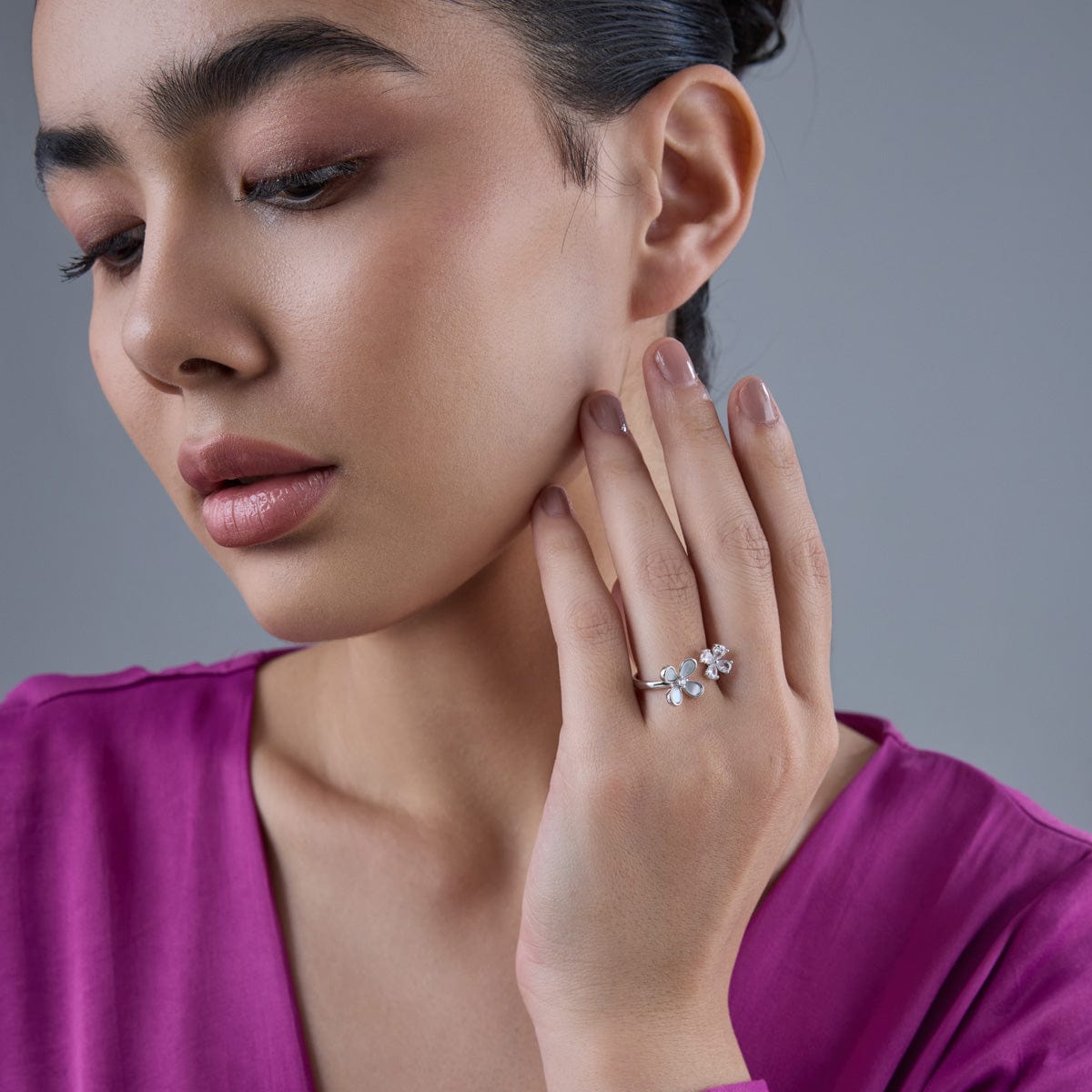 Trendy Zircon Finger Ring Trendy Finger Ring 184311