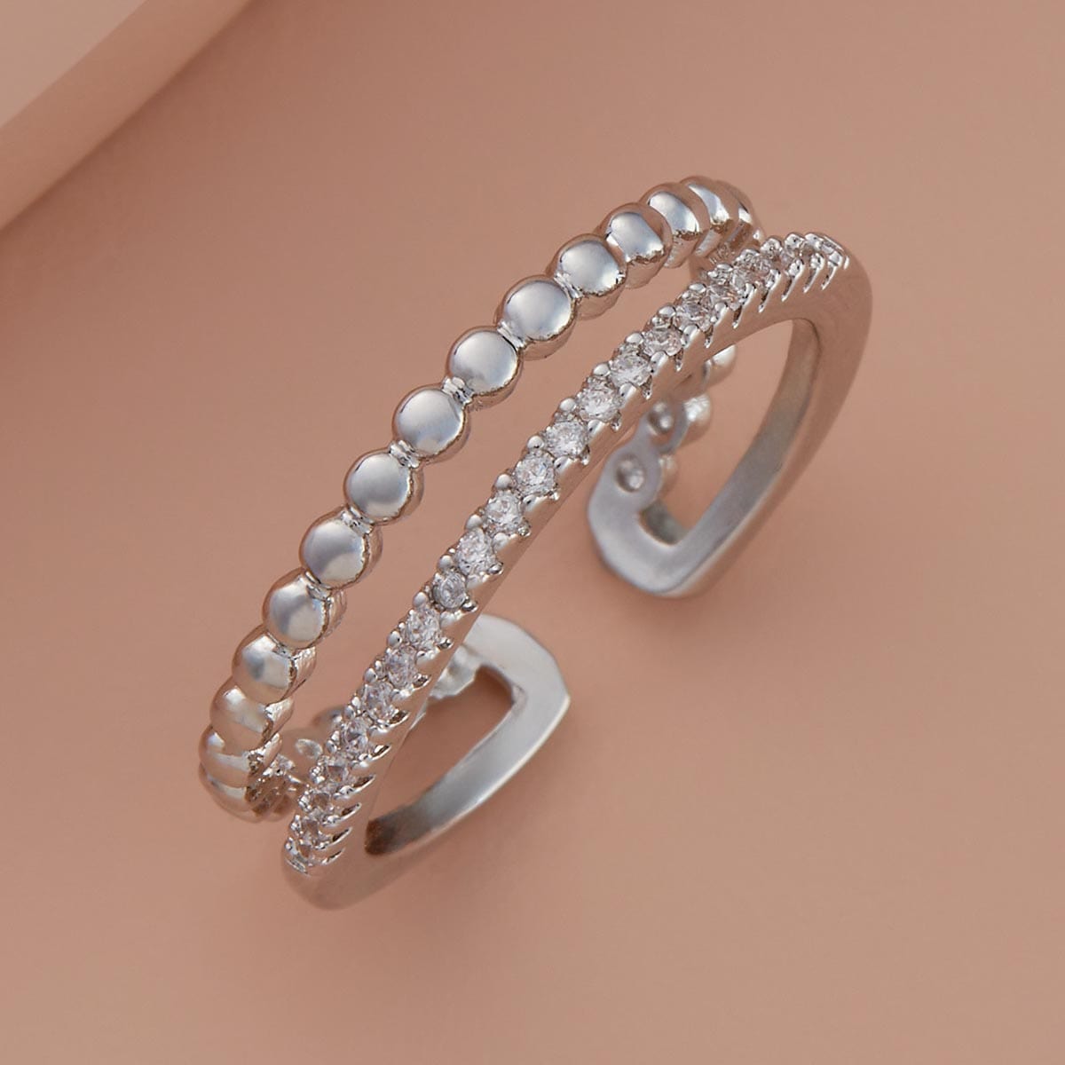 Trendy Zircon Finger Ring Trendy Finger Ring 184312