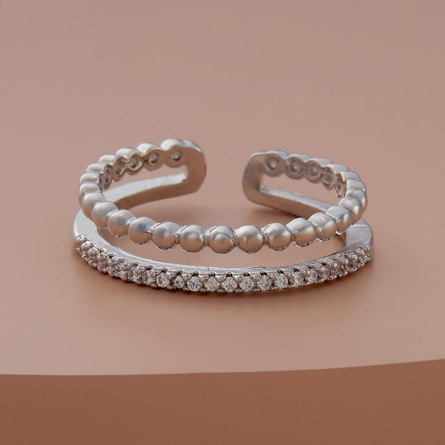 Trendy Zircon Finger Ring Trendy Finger Ring 184312
