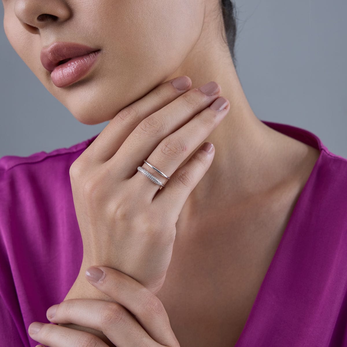 Trendy Zircon Finger Ring Trendy Finger Ring 184324