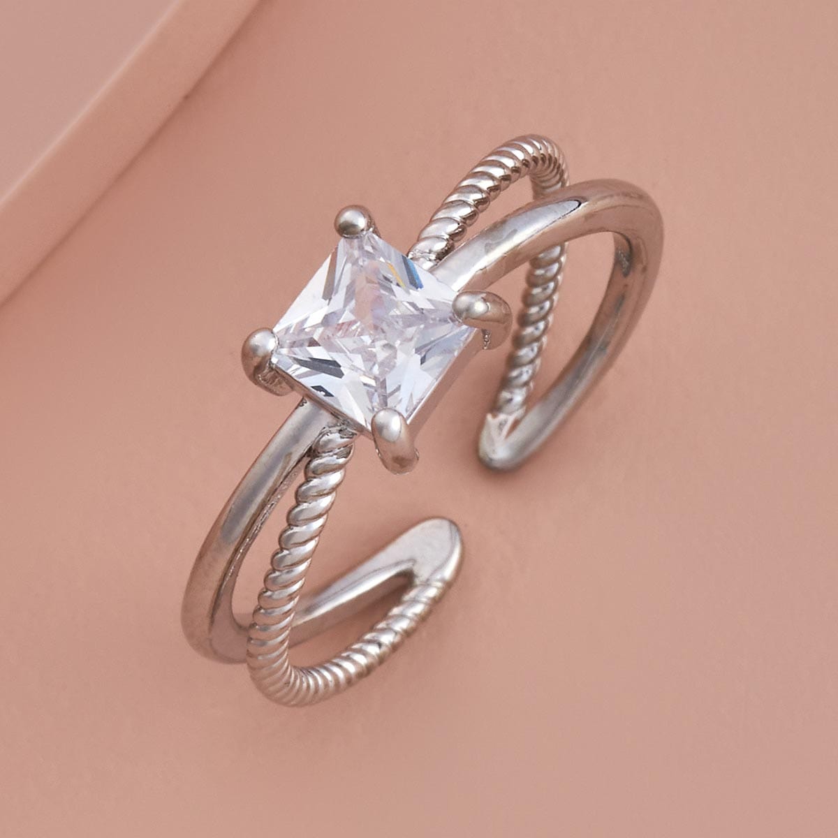 Trendy Zircon Finger Ring Trendy Finger Ring 184506