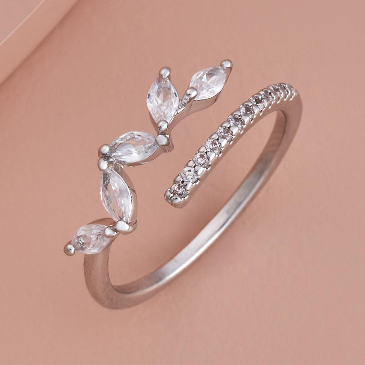 Trendy Zircon Finger Ring Trendy Finger Ring 184549