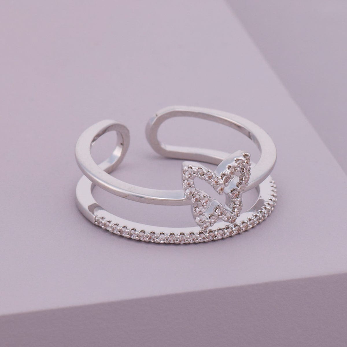 Trendy Zircon Finger Ring Trendy Finger Ring 186736