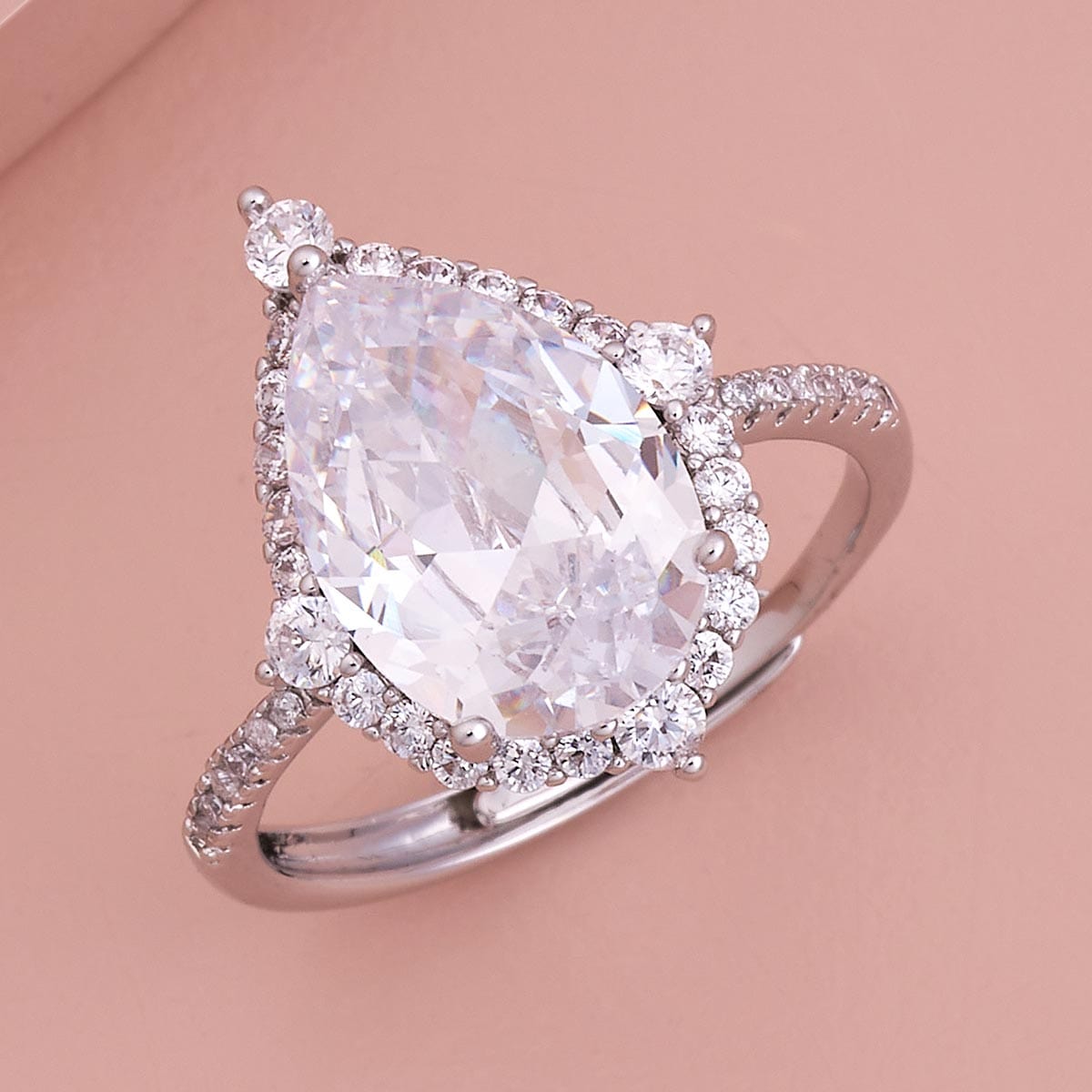 Trendy Zircon Finger Ring Trendy Finger Ring 186746