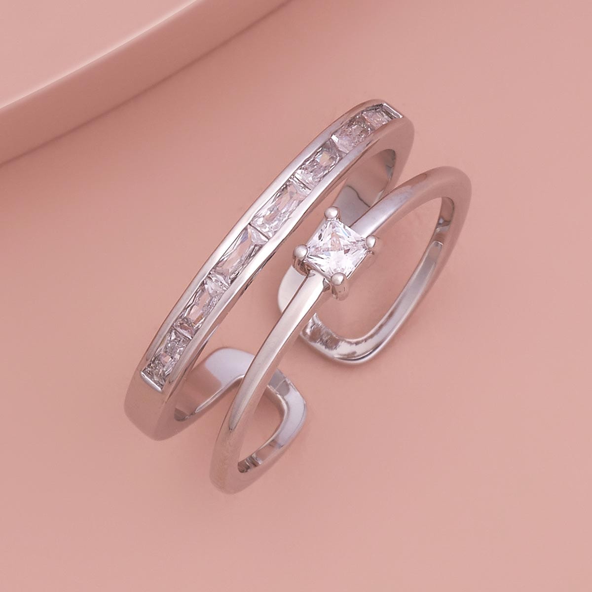 Trendy Zircon Finger Ring Trendy Finger Ring 186751