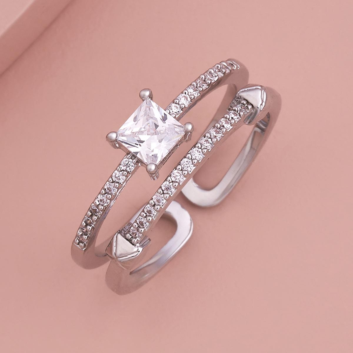 Trendy Zircon Finger Ring Trendy Finger Ring 186756