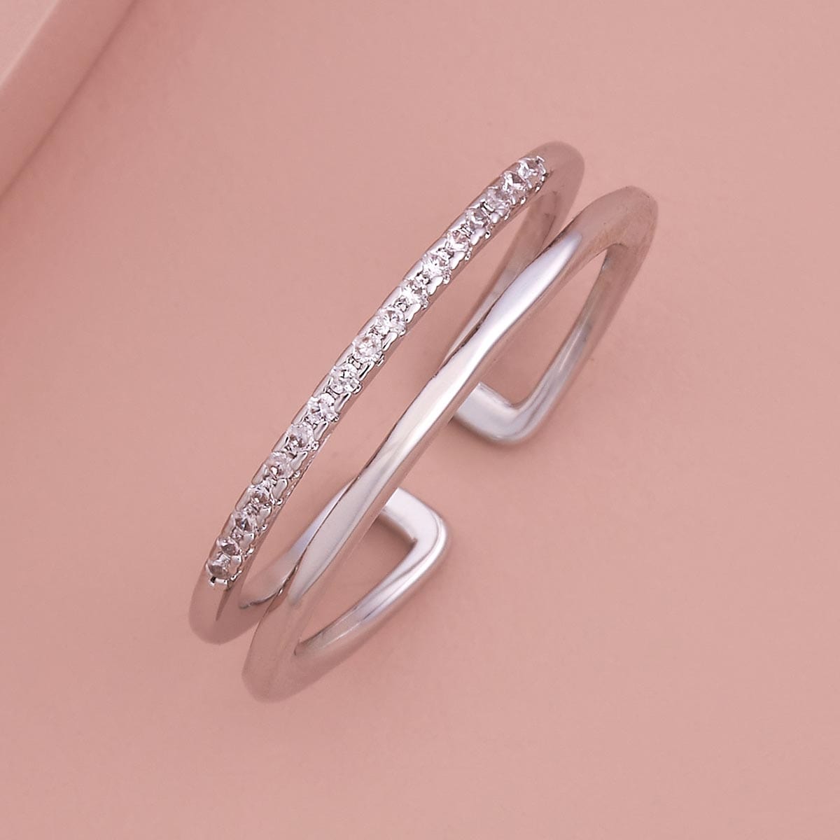 Trendy Zircon Finger Ring Trendy Finger Ring 186795