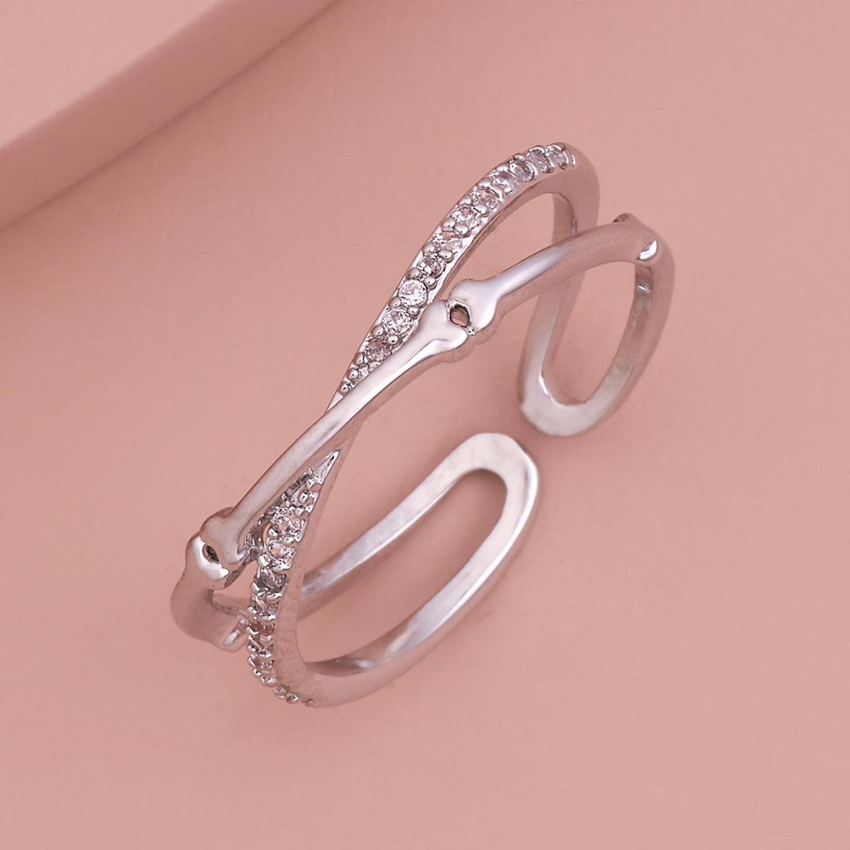 Trendy Zircon Finger Ring Trendy Finger Ring 186821