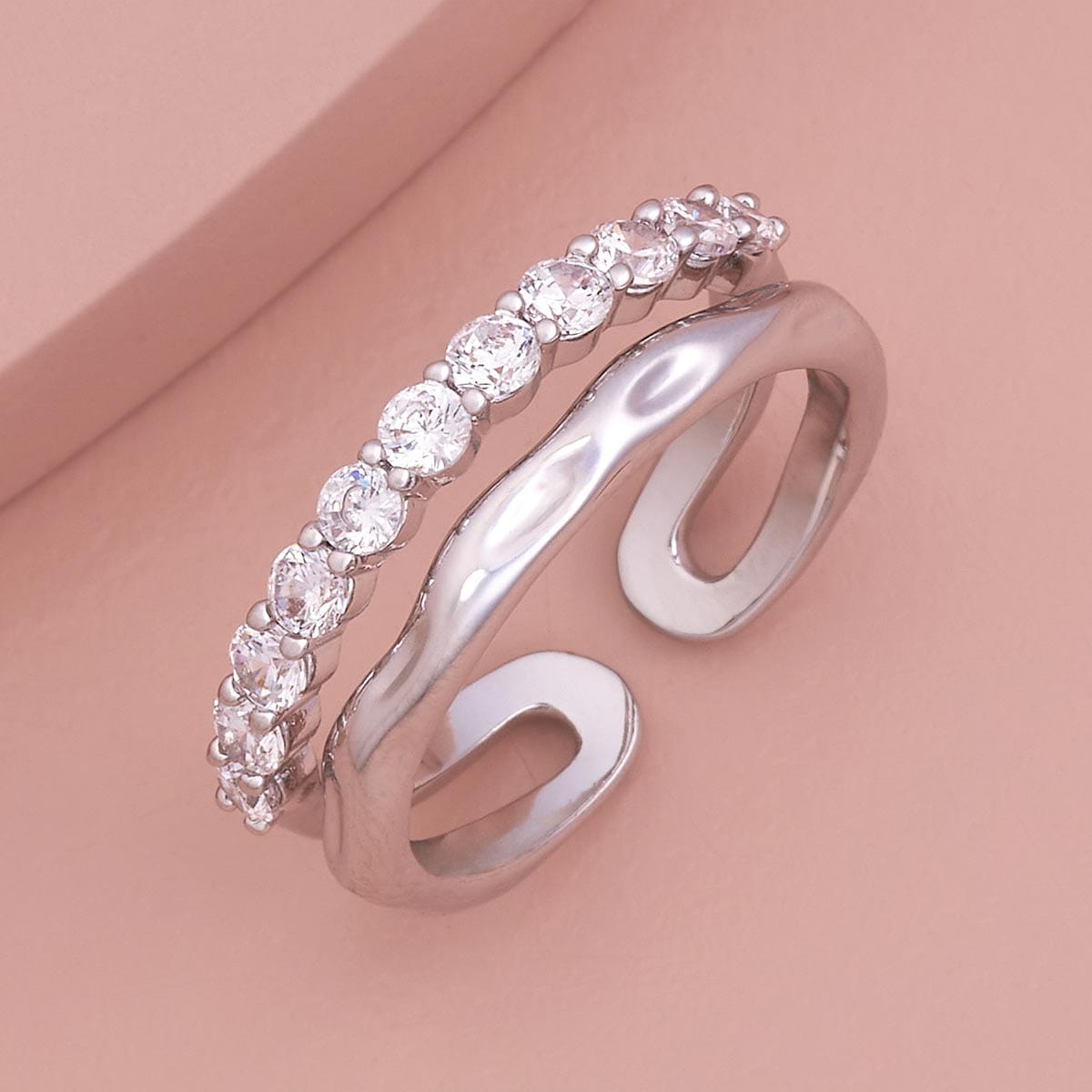Trendy Zircon Finger Ring Trendy Finger Ring 186822