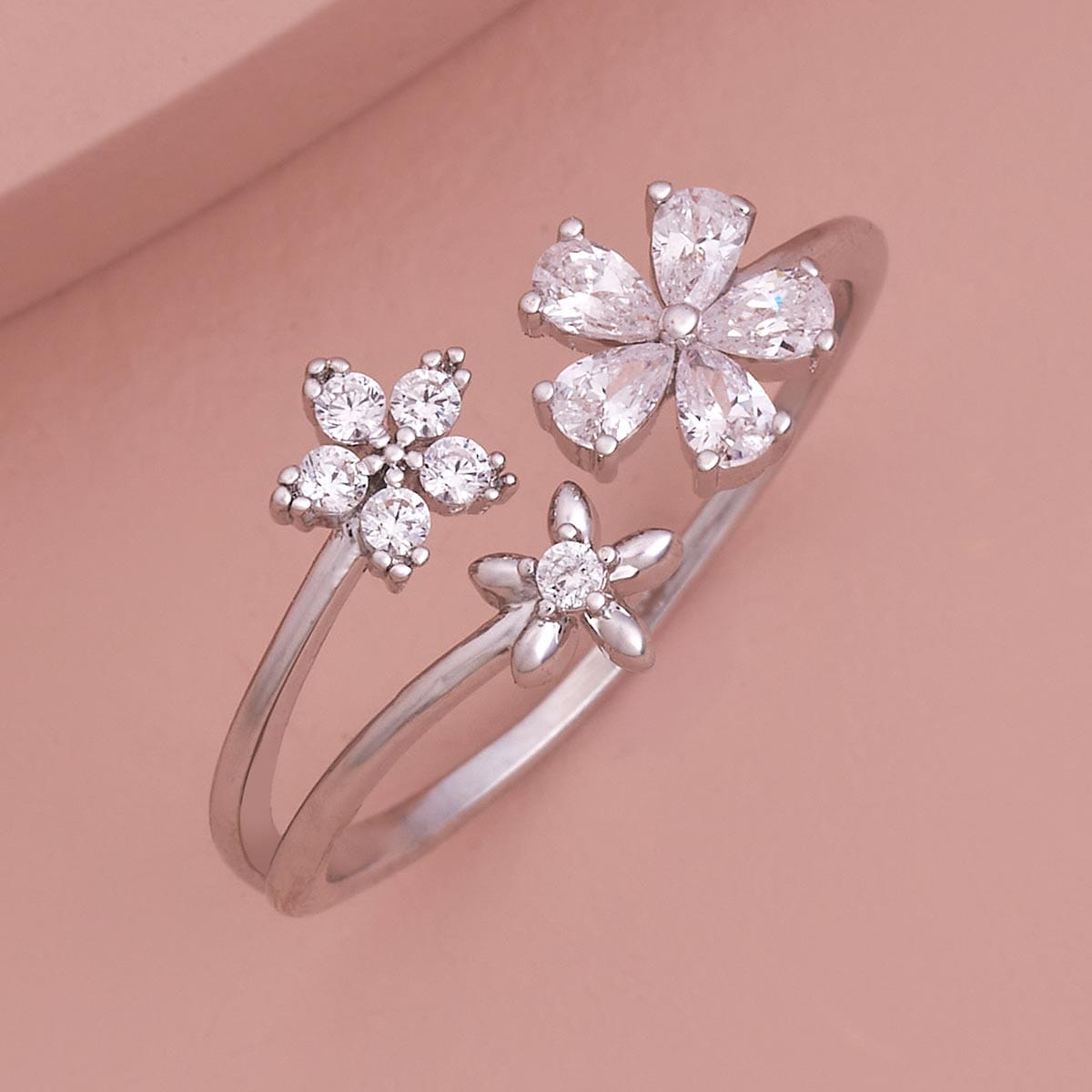 Trendy Zircon Finger Ring Trendy Finger Ring 186825