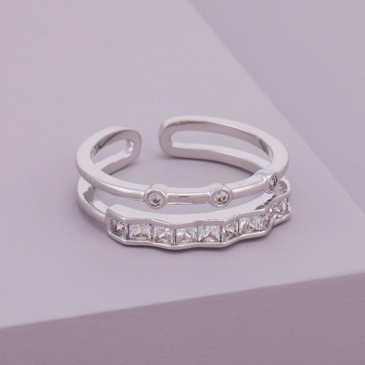 Trendy Zircon Finger Ring Trendy Finger Ring 186898