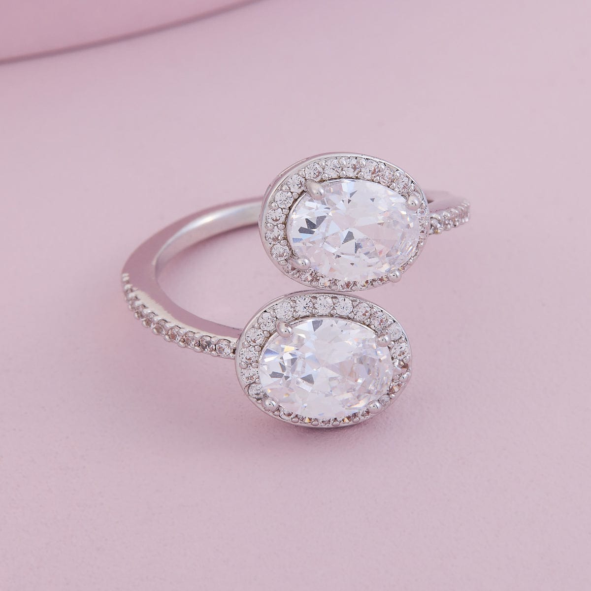 Trendy Zircon Finger Ring Trendy Finger Ring 190040