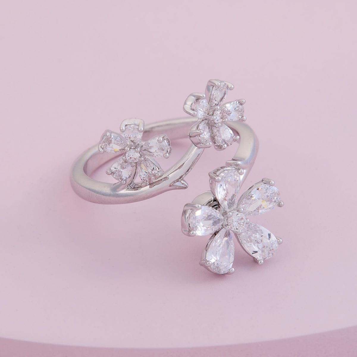 Trendy Zircon Finger Ring Trendy Finger Ring 190042