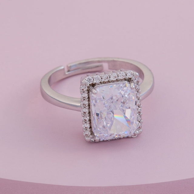 Trendy Zircon Finger Ring Trendy Finger Ring 190050