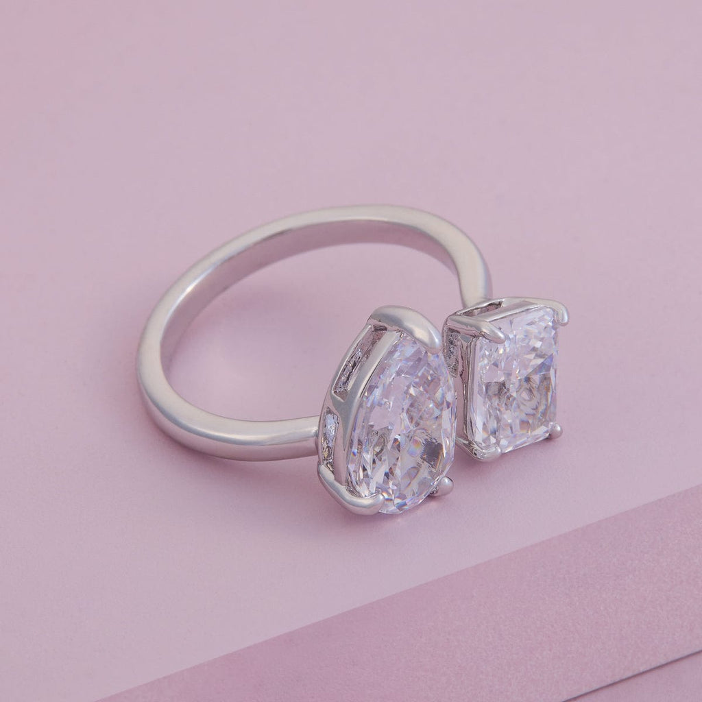 Trendy Zircon Finger Ring Trendy Finger Ring 190053