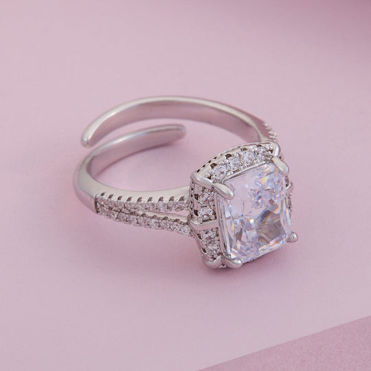 Trendy Zircon Finger Ring Trendy Finger Ring 190054