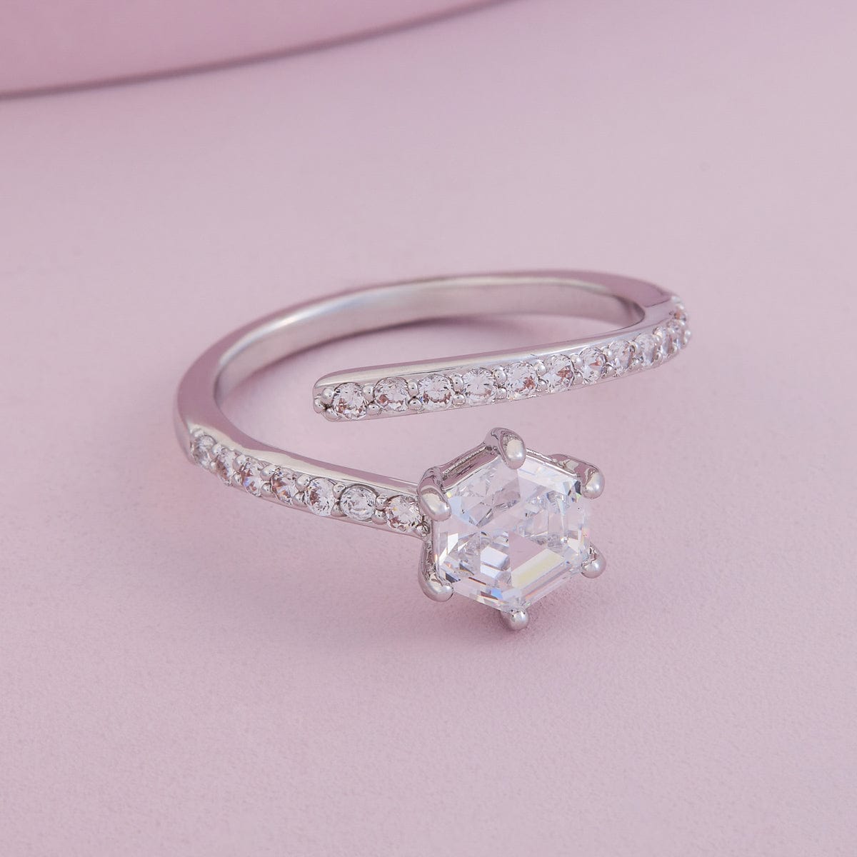 Trendy Zircon Finger Ring Trendy Finger Ring 190116