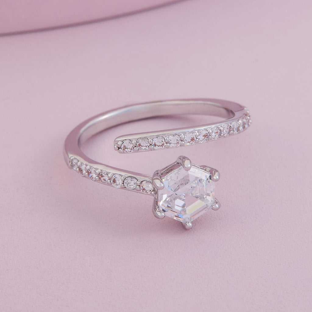 Trendy Zircon Finger Ring Trendy Finger Ring 190116