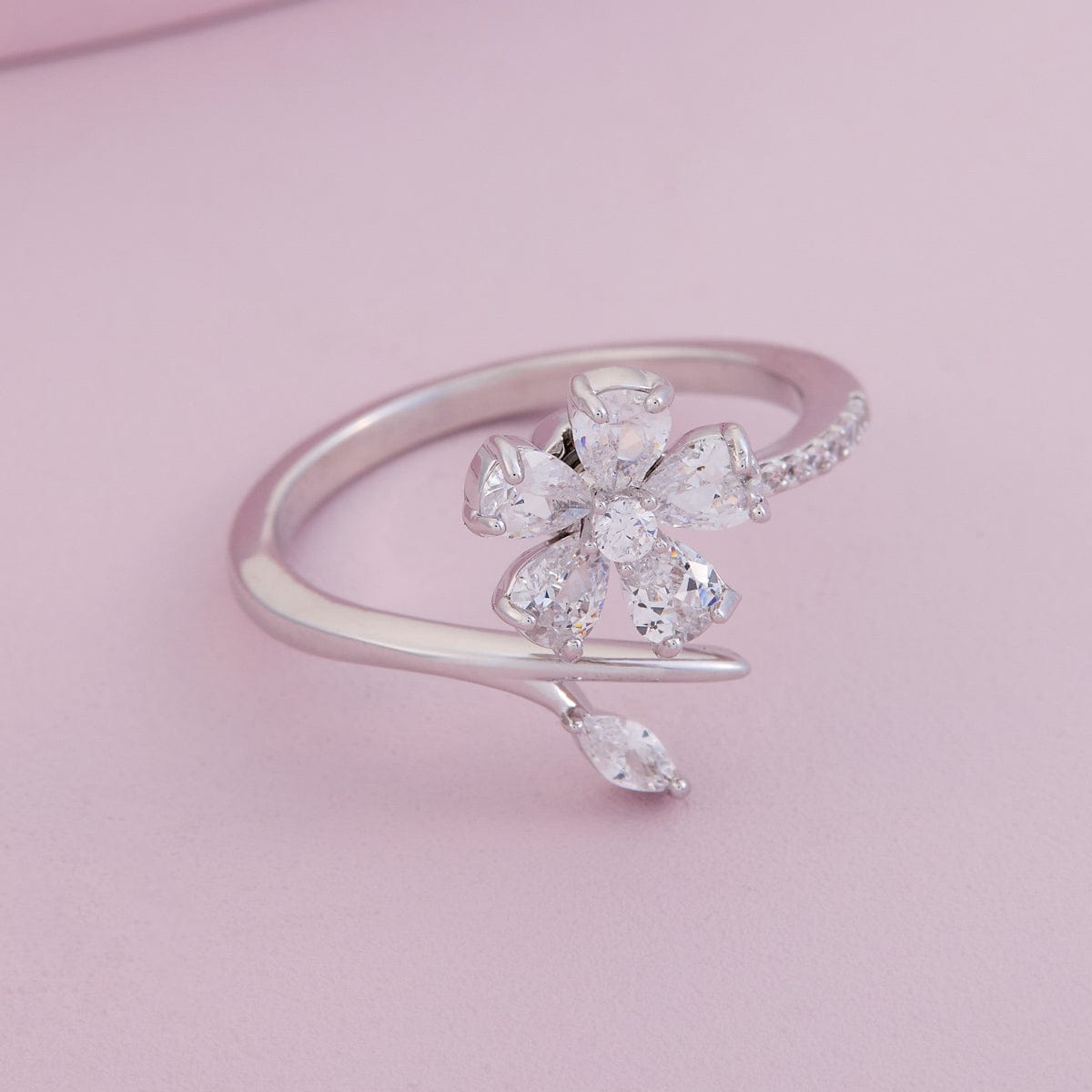 Trendy Zircon Finger Ring Trendy Finger Ring 190118