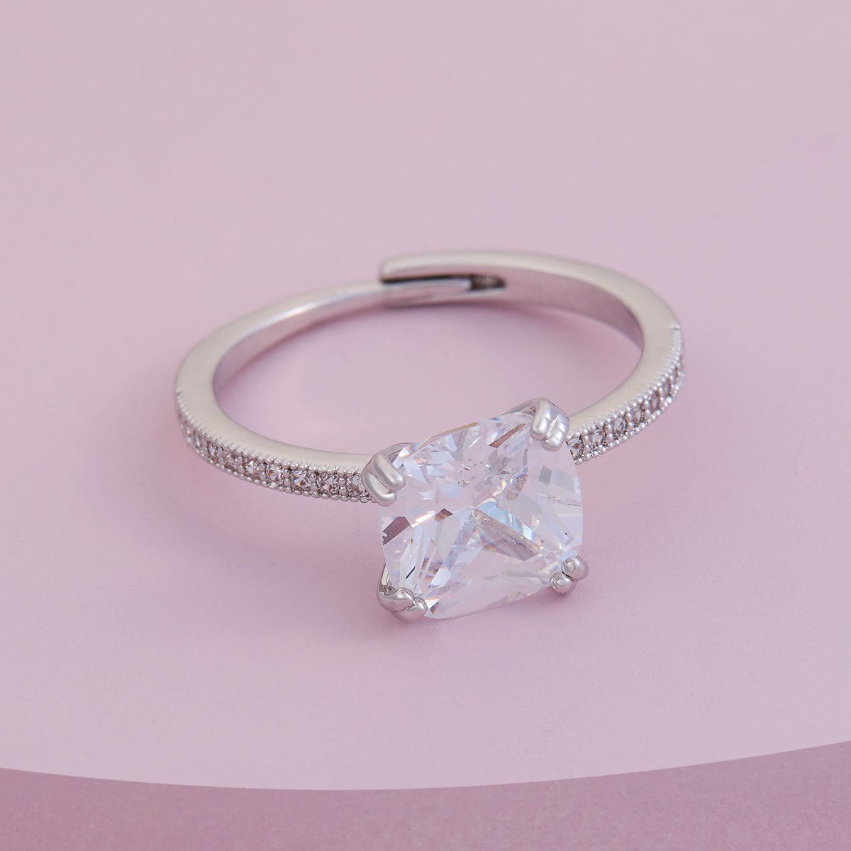 Trendy Zircon Finger Ring Trendy Finger Ring 190121