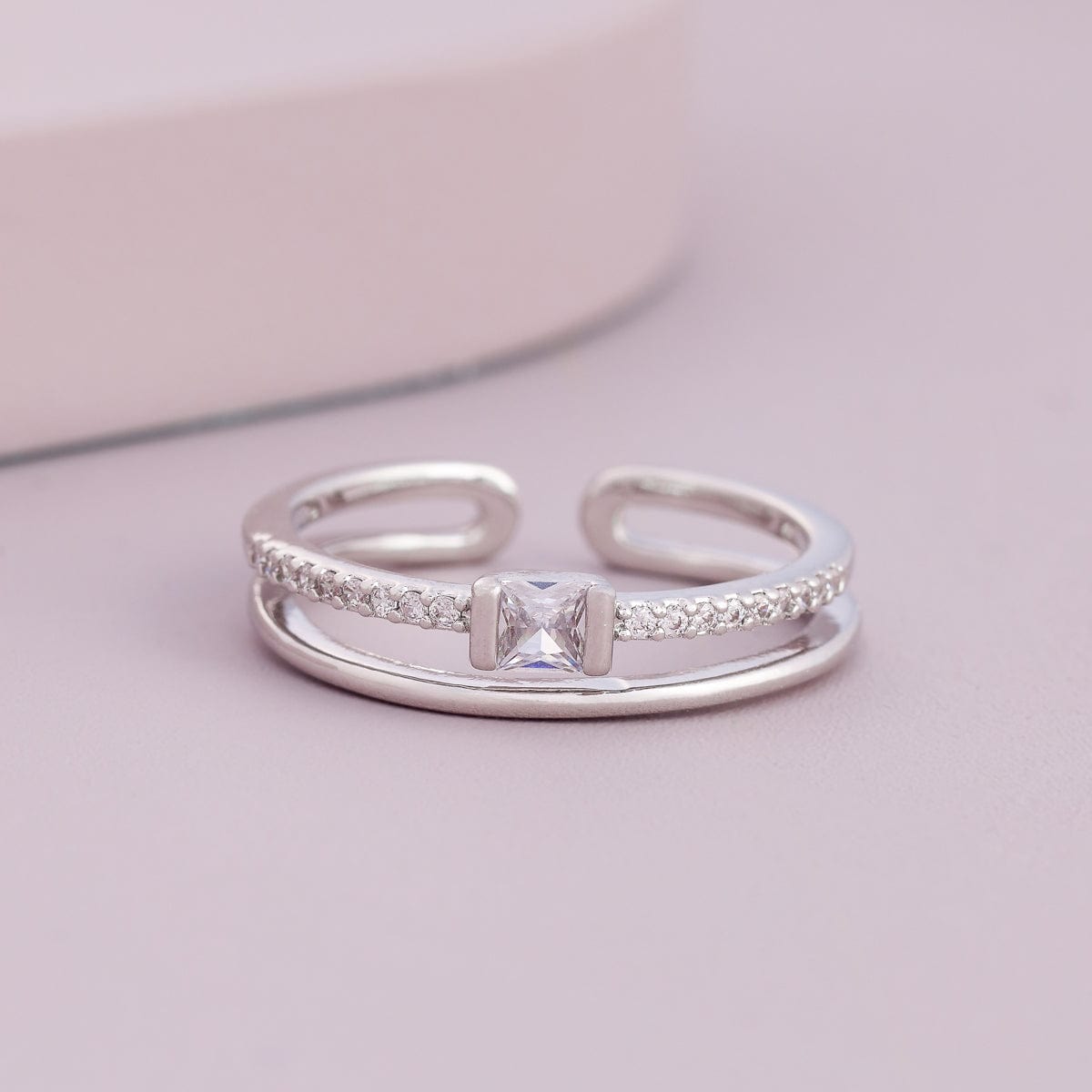 Trendy Zircon Finger Ring Trendy Finger Ring 192420