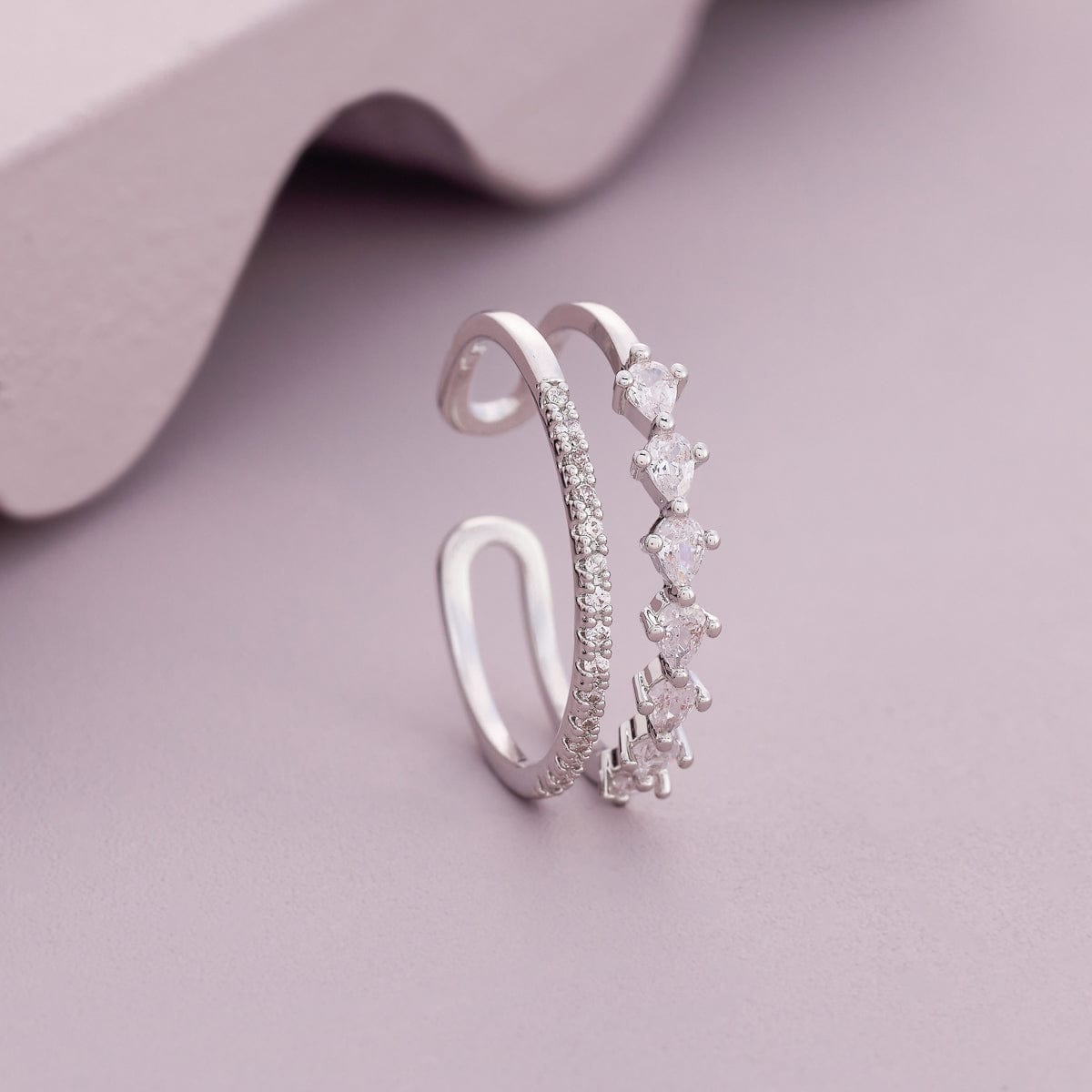 Trendy Zircon Finger Ring Trendy Finger Ring 192557