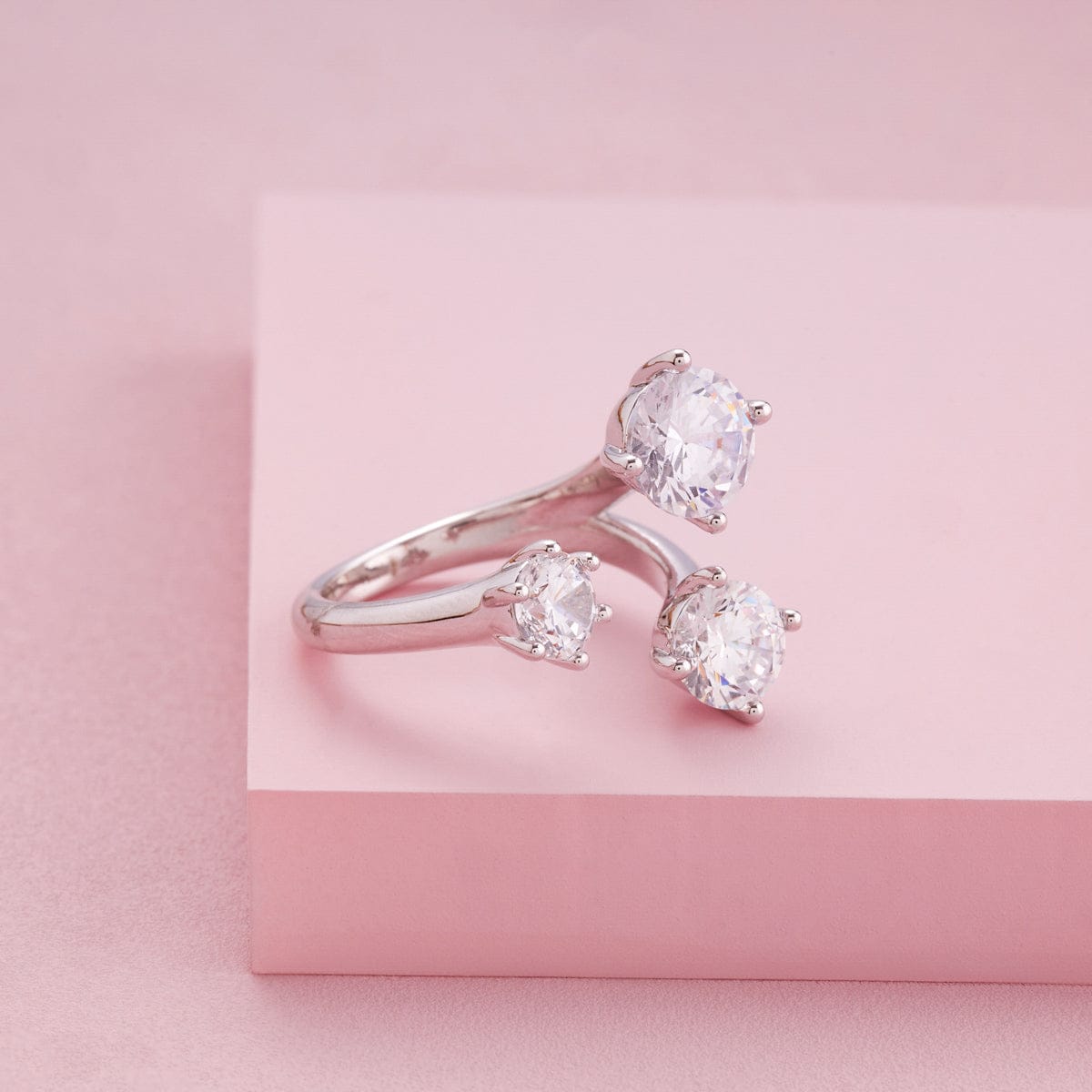 Trendy Zircon Finger Ring Trendy Finger Ring 198085