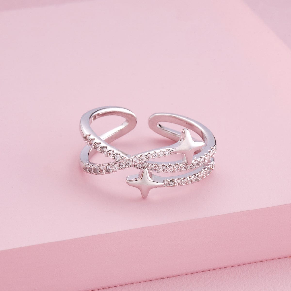 Trendy Zircon Finger Ring Trendy Finger Ring 198086