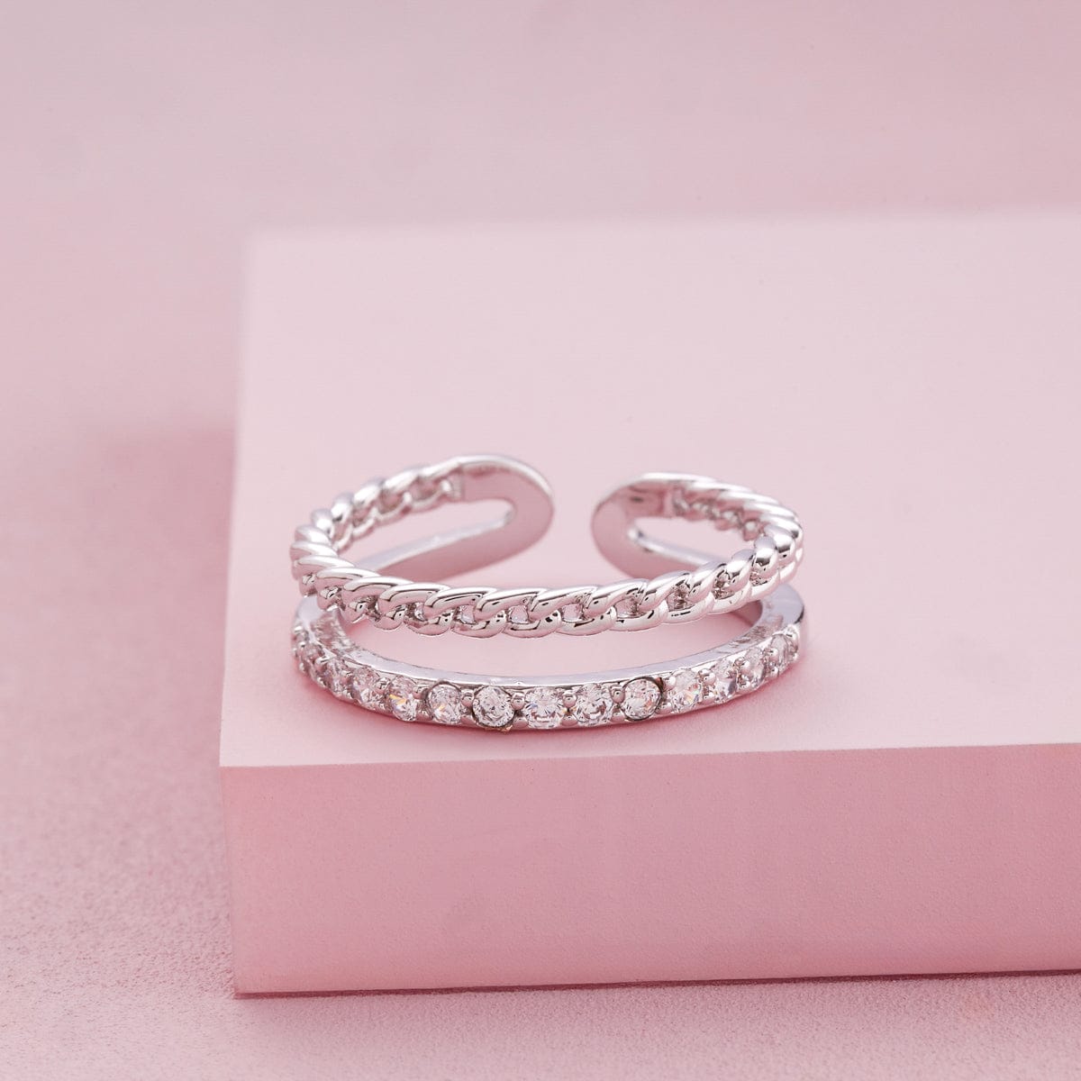 Trendy Zircon Finger Ring Trendy Finger Ring 198154