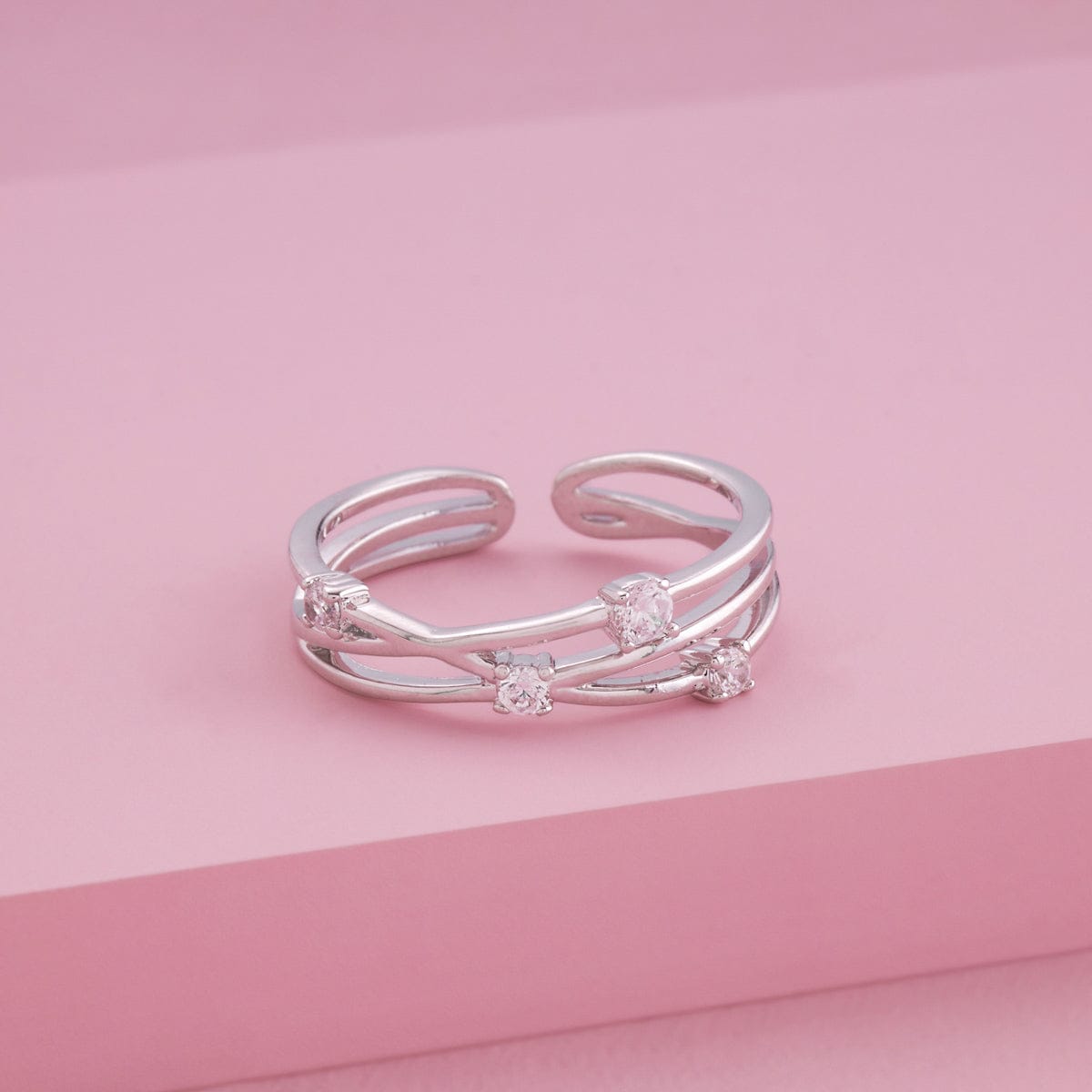 Trendy Zircon Finger Ring Trendy Finger Ring 198156