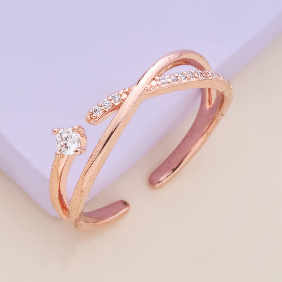 Trendy Zircon Finger Ring Trendy Finger Ring 150051