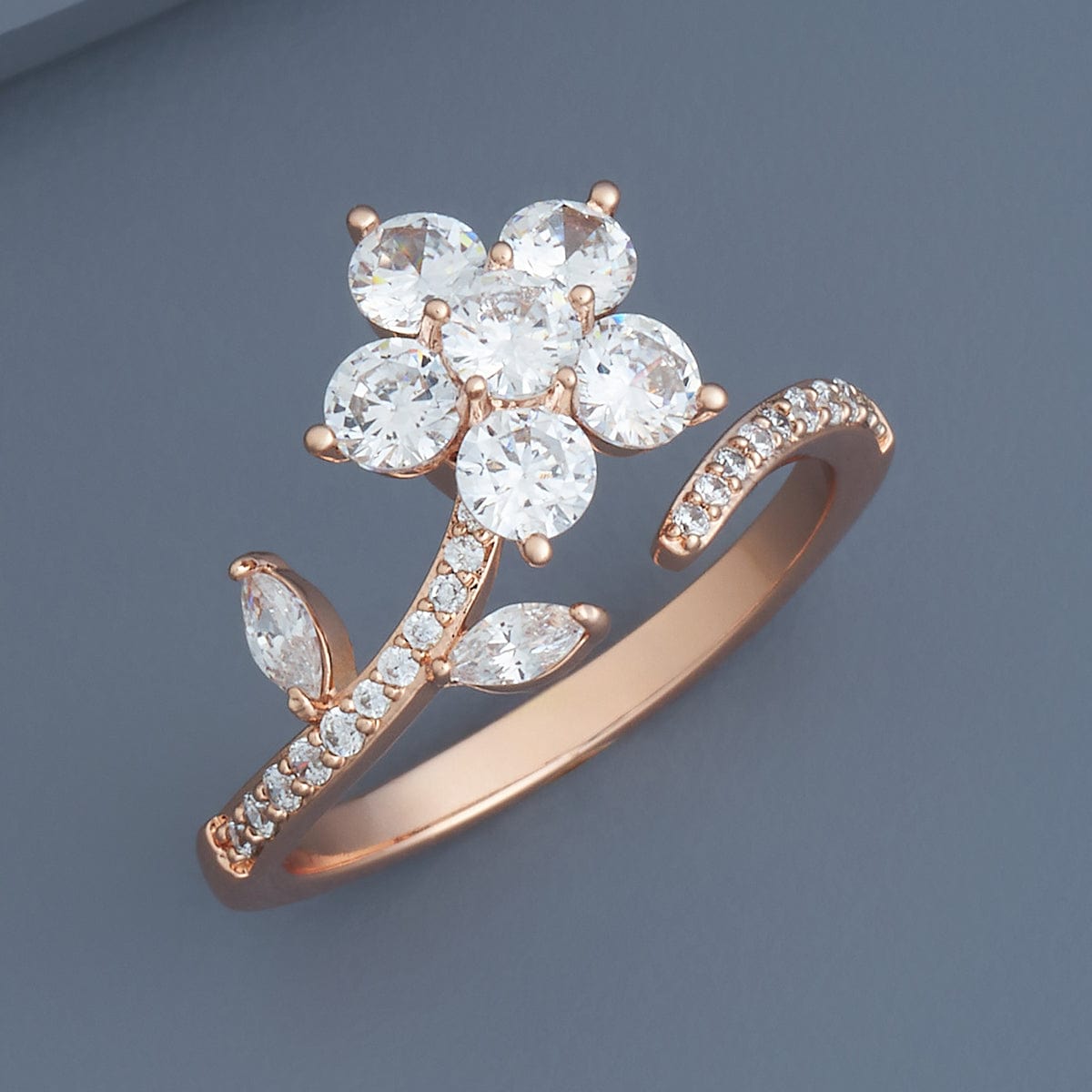 Trendy Zircon Finger Ring Trendy Finger Ring 180118
