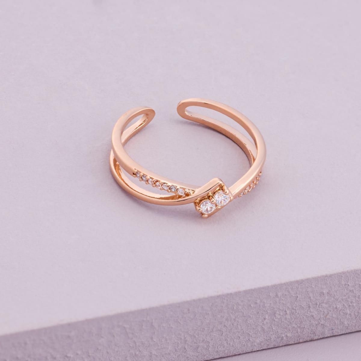 Trendy Zircon Finger Ring Trendy Finger Ring 202005