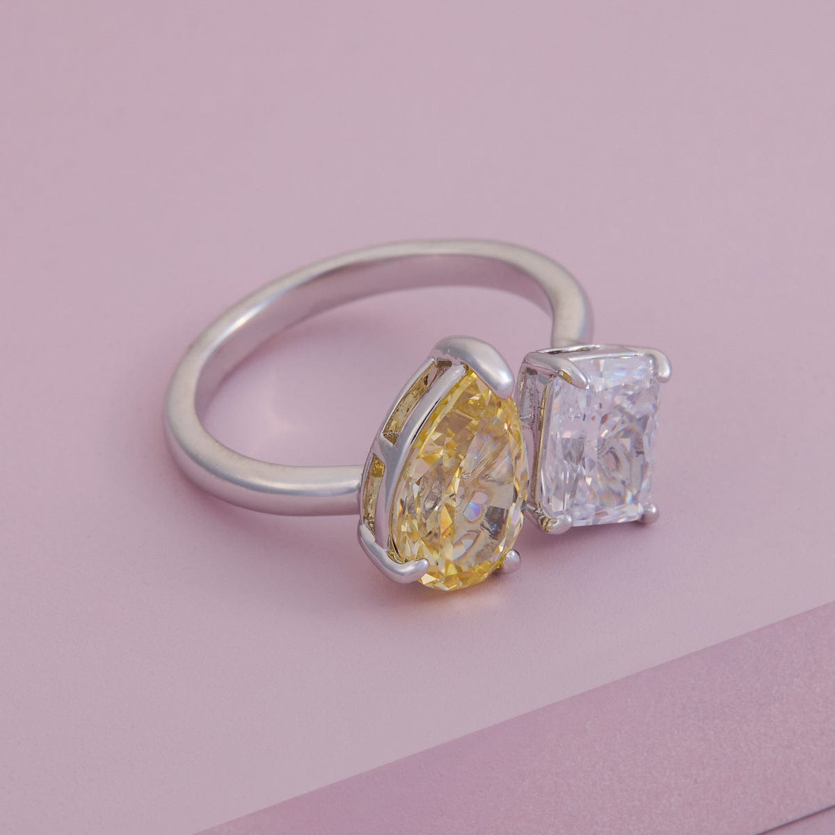 Trendy Zircon Finger Ring Trendy Finger Ring 190053