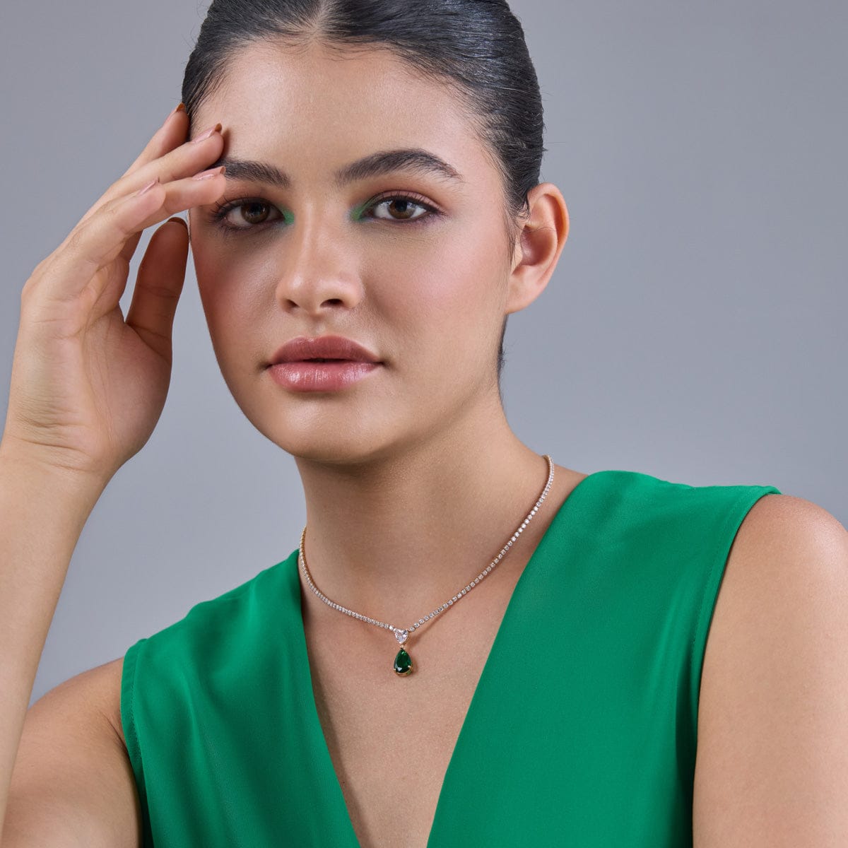 Trendy Zircon Necklace Trendy Necklace 167080