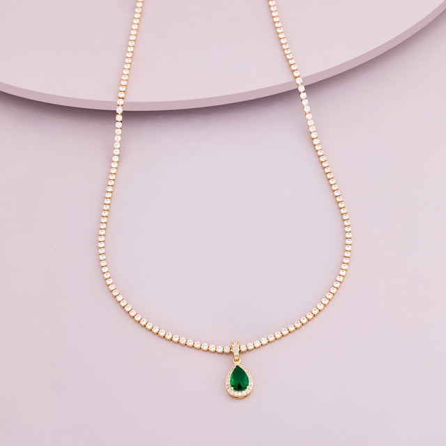 Trendy Zircon Necklace Trendy Necklace 185028