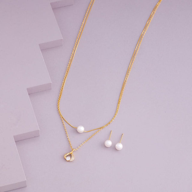 Trendy Zircon Necklace Trendy Necklace 203607