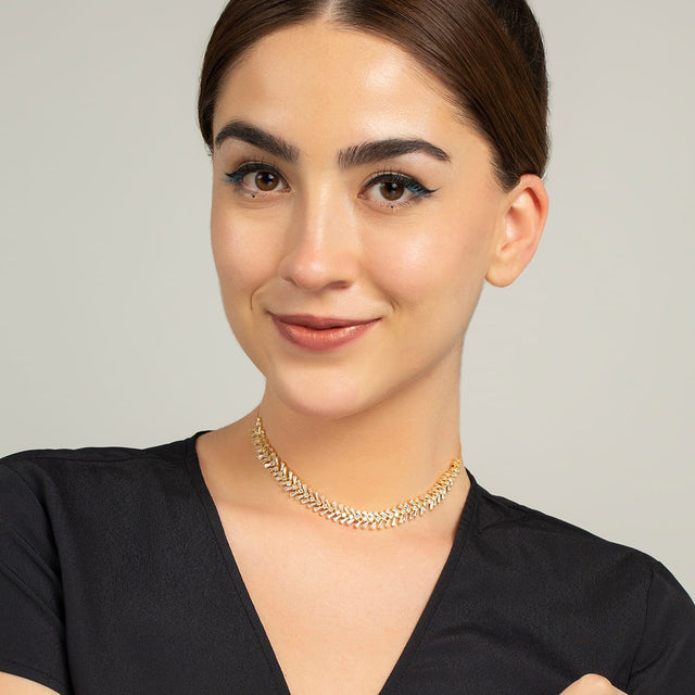 Trendy Zircon Necklace Trendy Necklace 162481