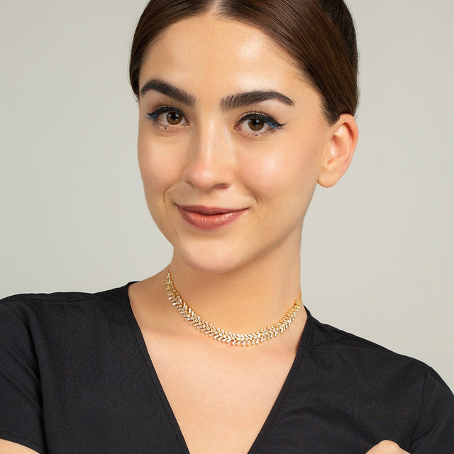 Trendy Zircon Necklace Trendy Necklace 162481
