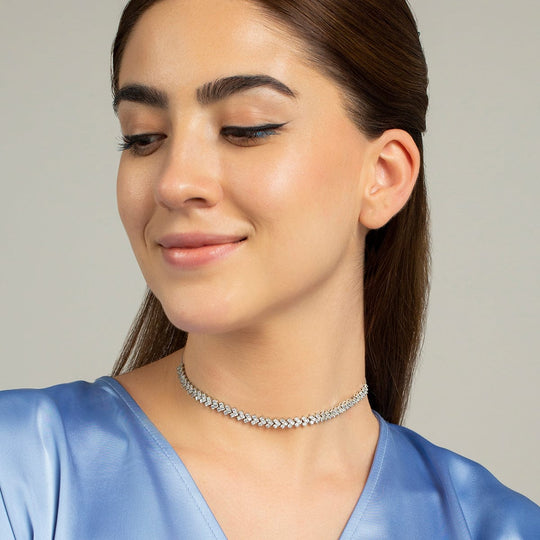 Trendy Zircon Necklace Trendy Necklace 162483