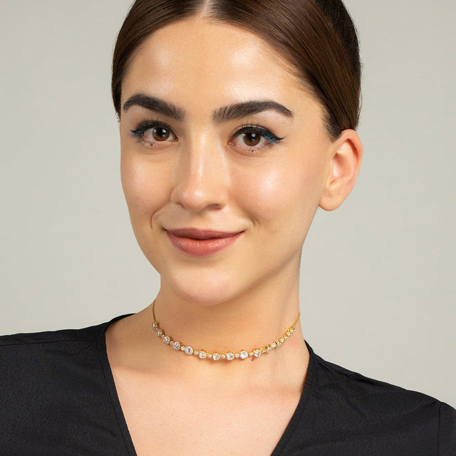 Trendy Zircon Necklace Trendy Necklace 162484