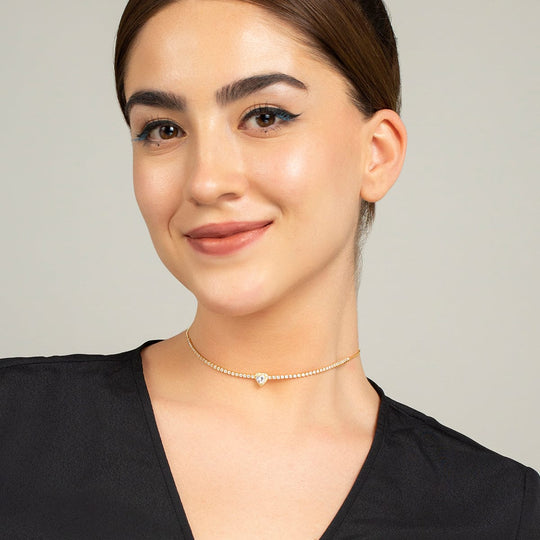 Trendy Zircon Necklace Trendy Necklace 162590